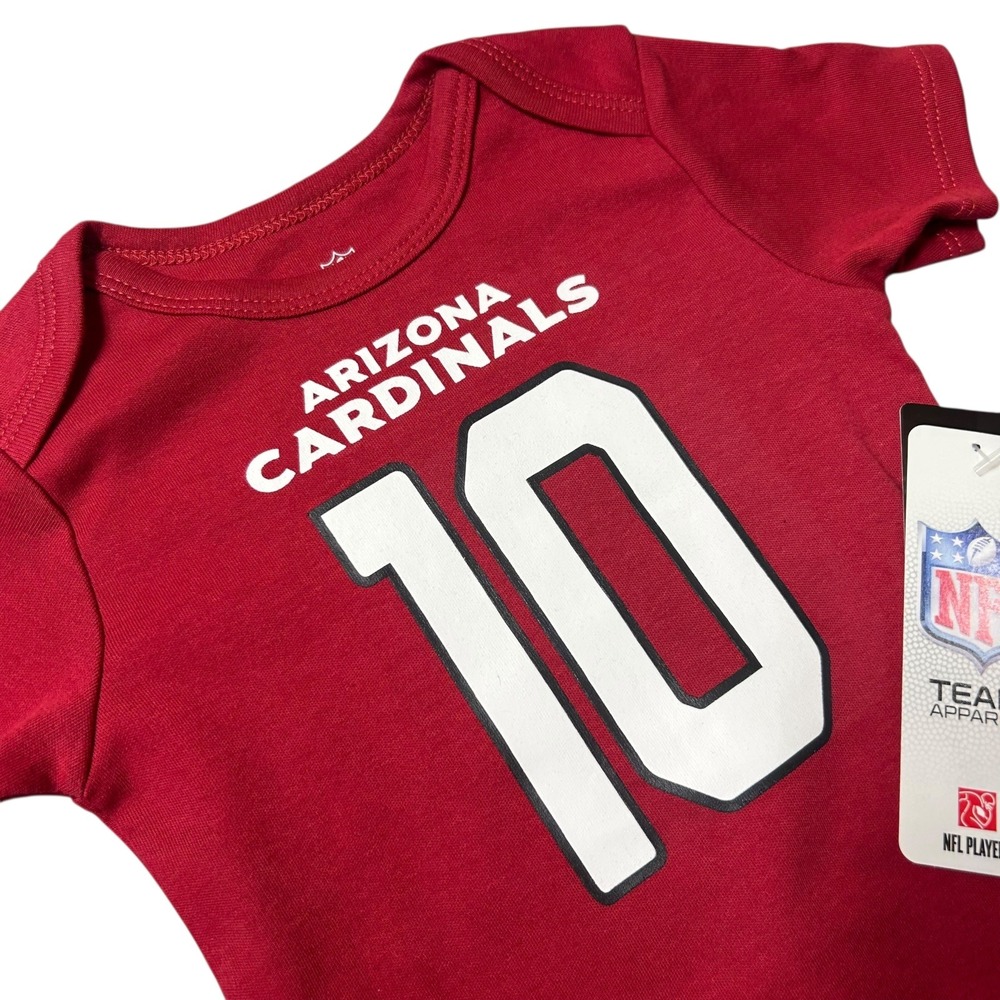 NEW‎ Arizona Cardinals Bodysuit Infant One Piece 18M Red DeAndre Hopkins 10 NFL